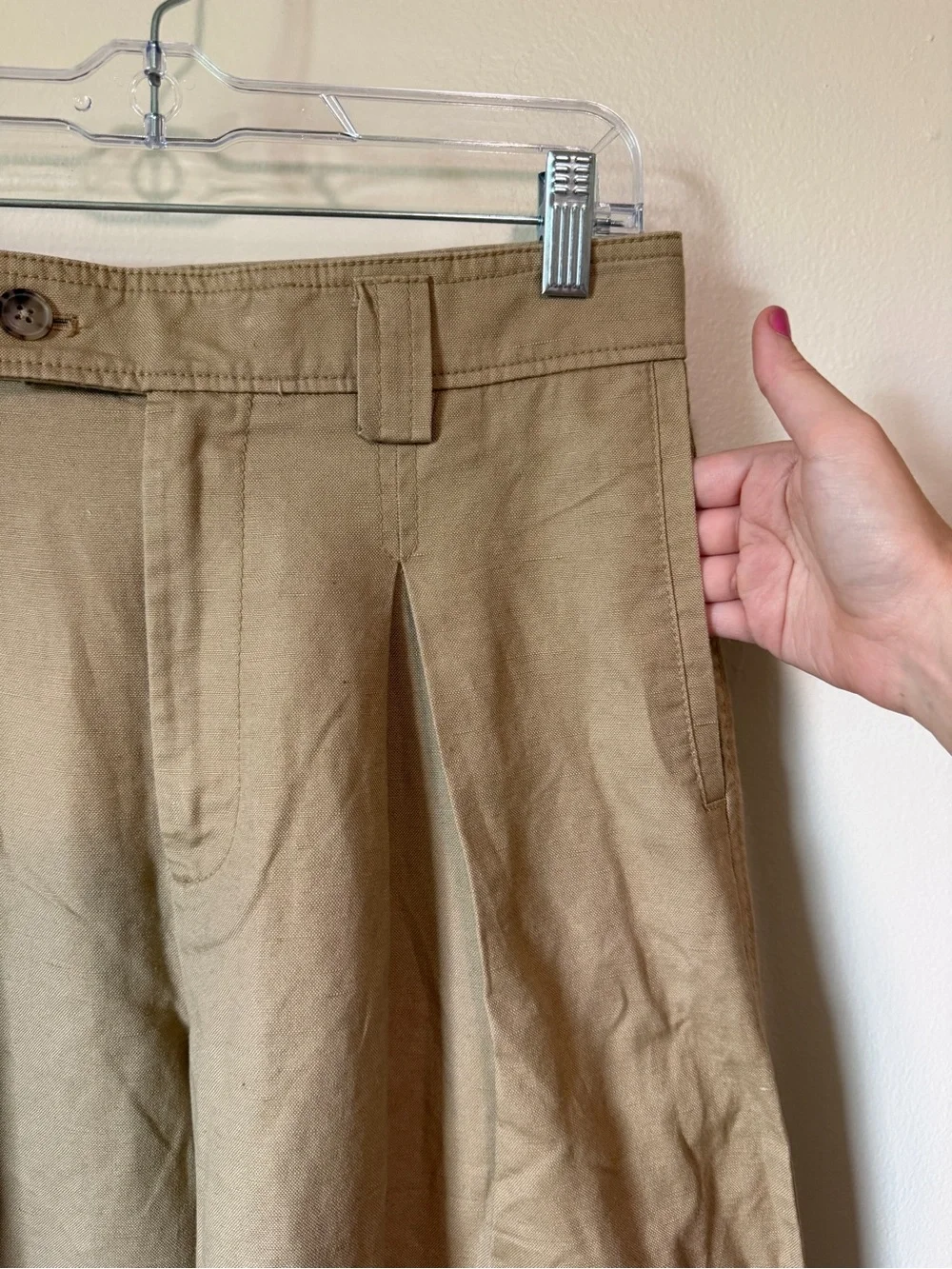 Banana Republic Archive explorer high waisted wide leg culotte trouser pants 6
